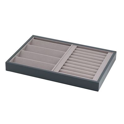 Elsa Velvet Jewelry Organizer 35X24X3.5Cm Grey