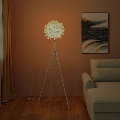 Nicholas Goose Feather Floor Lamp 42X42X150Cm- White