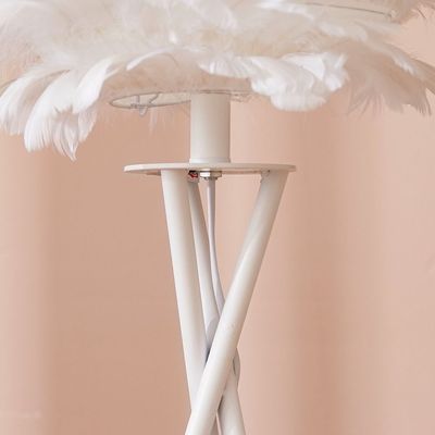 Nicholas Goose Feather Floor Lamp 42X42X150Cm- White