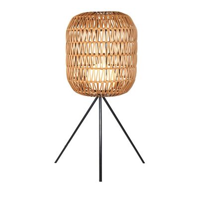 Jonathan Rattan Table Lamp Natural,Black 28X28X53CM