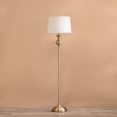 Jonathan Metal Floor Lamp Antique Brass -Fl21323