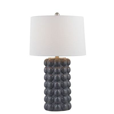Jonathan Ceramic Table Lamp Grey -Tl22779