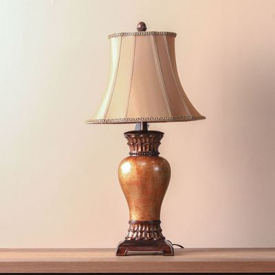 Jonathan Polyresin Table Lamp Antique Gold -Tl22818-0