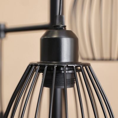 Nicholas Metal Floor Lamp Black -Fl41811