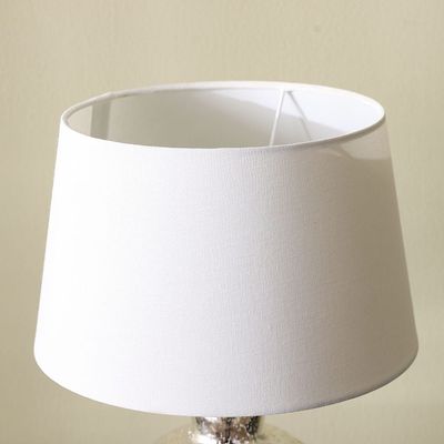 Nicholas Glass Table Lamp With Mercury Pattern Finish 33x33x51 Cm