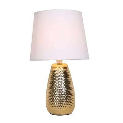 Jonathan Ceramic Lamp Body Gold 13X20Cm (Body Only)