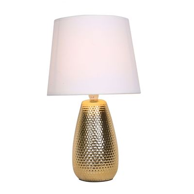 Jonathan Ceramic Lamp Body Gold 13X20Cm (Body Only)