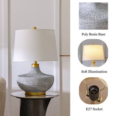 Jonathan Table Lamp - Grey - 40.5x40.5x58 cm 