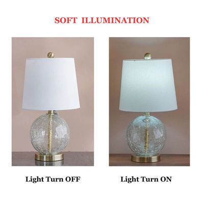 Jonathan Glass Table Lamp - Clear - 28x28x51 cm 
