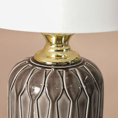 Jonathan Ceramic Table Lamp Gold/Grey 38X38X55.5Cm 