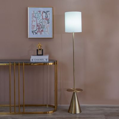 Nicholas Metal Floor Lamp Antique Gold 25X25X150Cm 