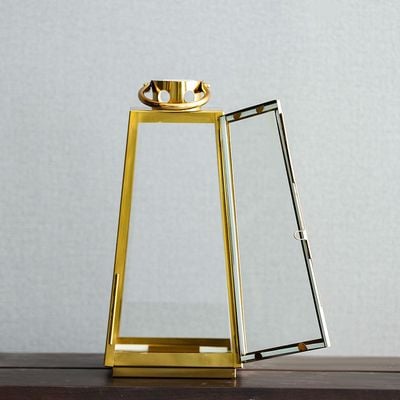 AW23-Abriz Taper Lantern Small Gold 20X20X50 CM (VDAL-64)