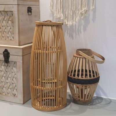 Boheme Rattan Lantern 23X23X52Cm