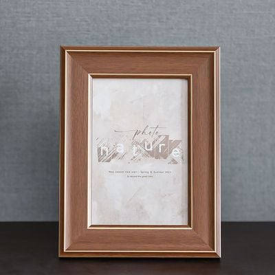 Petite Single Photo Frame Brown 12.7x17.8Cm 