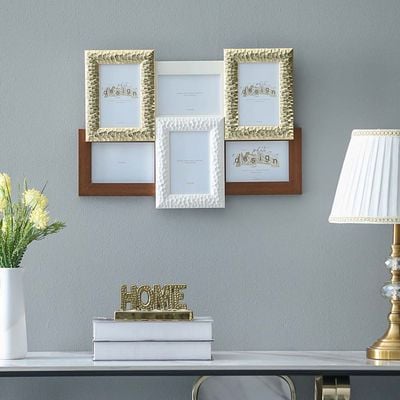 Petite 6 Pcs Collage Photo Frames Multicolor  