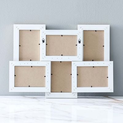 Petite 6 Pcs Collage Photo Frames Multicolor  