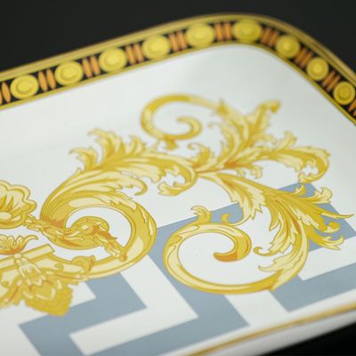 Aaliyah Plate Gold 39.2x22.8x3.8Cm 