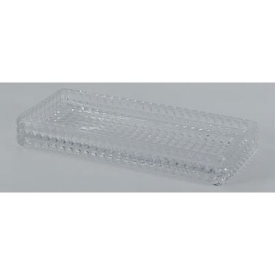 Delia Glass Tray Clear 27x13x3.5Cm 
