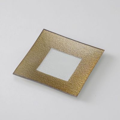 Treo Gold Border Tray Sml 12x12x1.6Cm