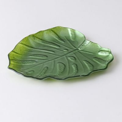 Treo Leaf Platter Green 25.5x24.5Cm