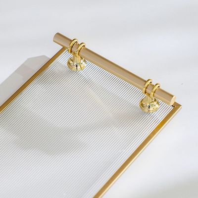 Treo Ribbed Décor Tray Rectangle 40x15x5Cm