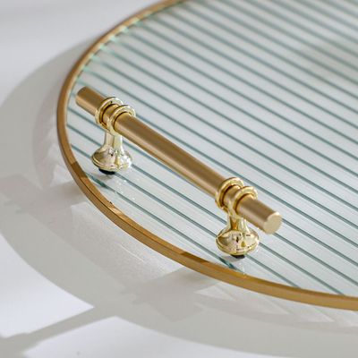 Treo Ribbed Décor Tray Circle 35x4.7Cm