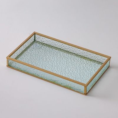 Treo Textured Tray With Side Lrg 24x14x3Cm