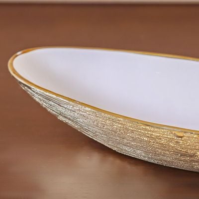 Inaaya Oval Ceramic Plate 30X13X8