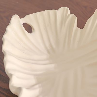 Venice Ceramic Leafy Platter 39X36X17Cm