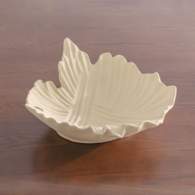 Venice Ceramic Leafy Platter 39X36X17Cm