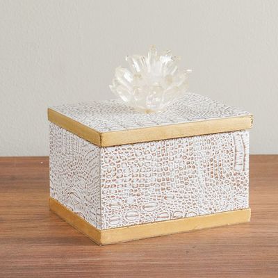 Serengeti Jewelry Box  Gold 14.5X10.7X15.5Cm 