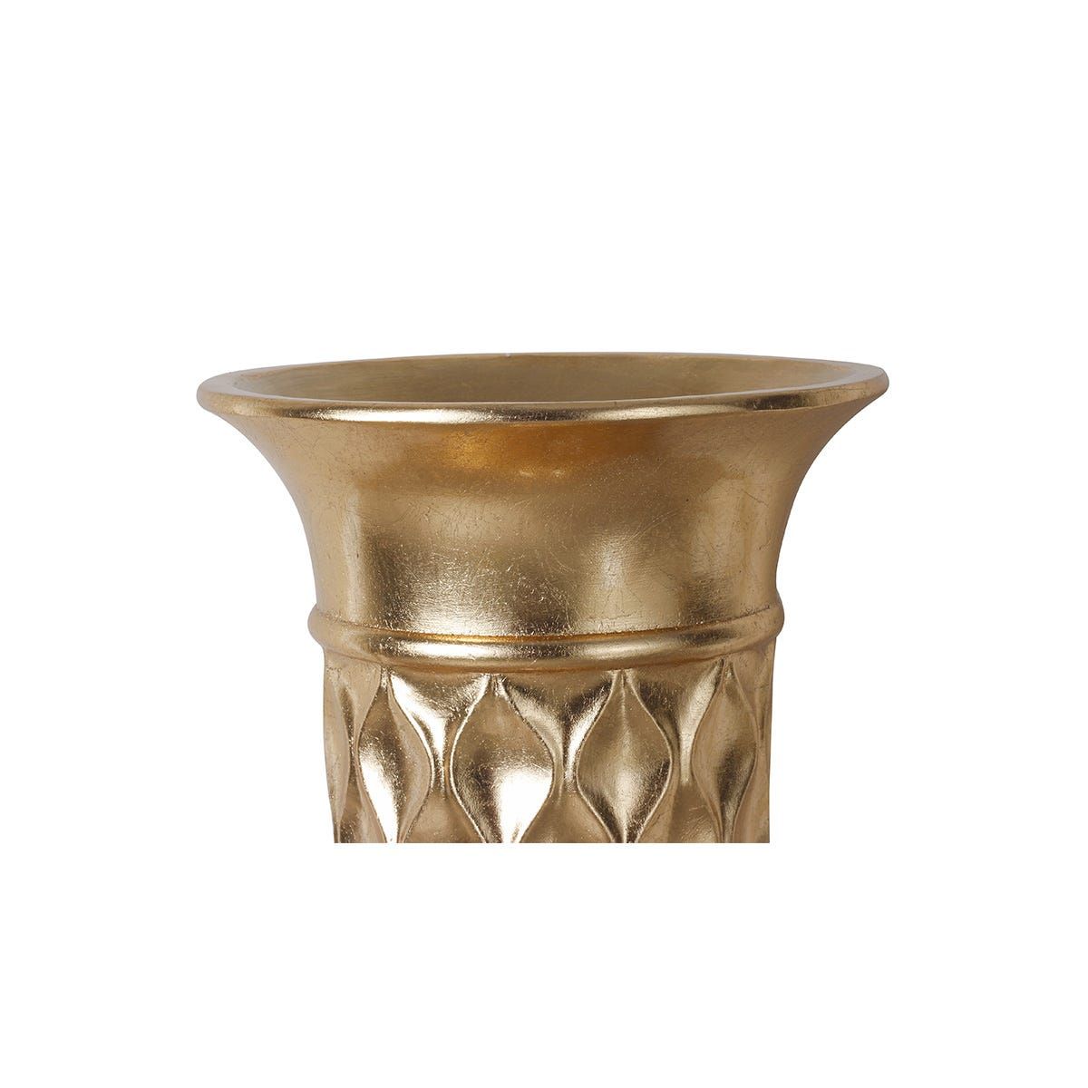 MJ Shiny Gold Planter 32x32x100.5cm JZY-1715SG