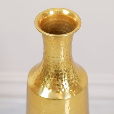 Decimus Tall Vase Gold 18X18X60Cm Vdal-70