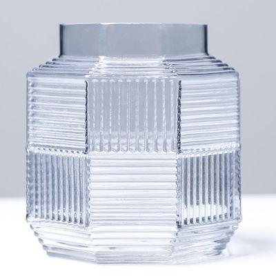 Kiyan Glass Vase Grey