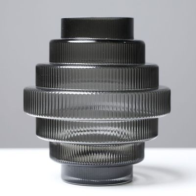Kiyan Glass Vase Grey