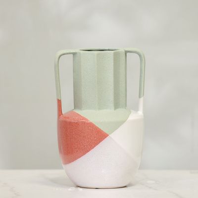 Cellena Modern Vase Multicolor-18.5 x 18.5 x 29.5 Cm 