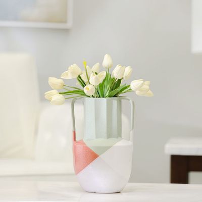 Cellena Modern Vase Multicolor-18.5 x 18.5 x 29.5 Cm 