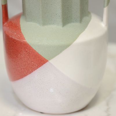 Cellena Modern Vase Multicolor-18.5 x 18.5 x 29.5 Cm 