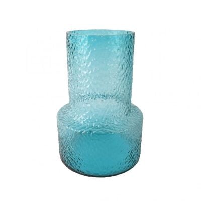 Percy Glass Vase Turquoise 21x21x30CM 