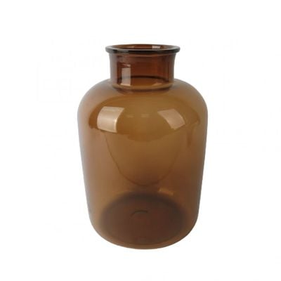 Percy Glass Vase Brown 23x23x35CM 