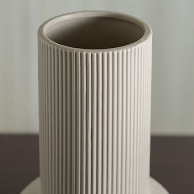 Celesta Vase White 20.5X20.5X32Cm