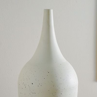 Celesta Metal Vase White 20X50Cm 