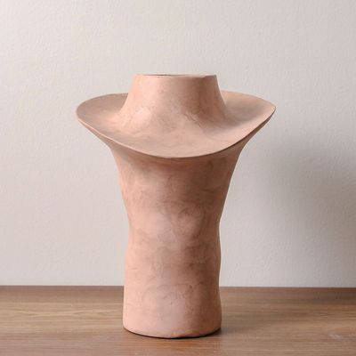 Zenith Ceramic Vase - Rose - 27.5x27.5x35 cm 