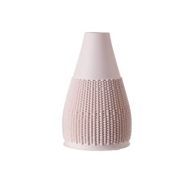 Zenith 3D Printed Ceramic Vase Beige 14 x 14 x 23.5 Cm 