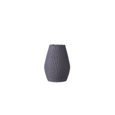 Zenith 3D Printed Ceramic Vase Grey 15 x 15 x 25 Cm 