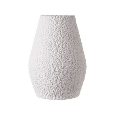 Zenith 3D Printed Ceramic Vase White 19 x 19 x 32 Cm 