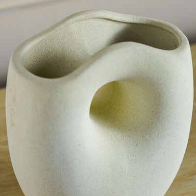 Allure Ceramic Vase White 17X10X20Cm