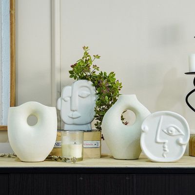 Allure Ceramic Vase White 17X10X20Cm