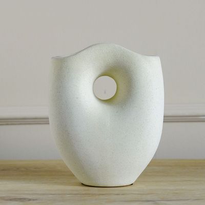 Allure Ceramic Vase White 17X10X20Cm