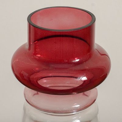 Percy Glass Vase  Gradient Red 16X16X31Cm 